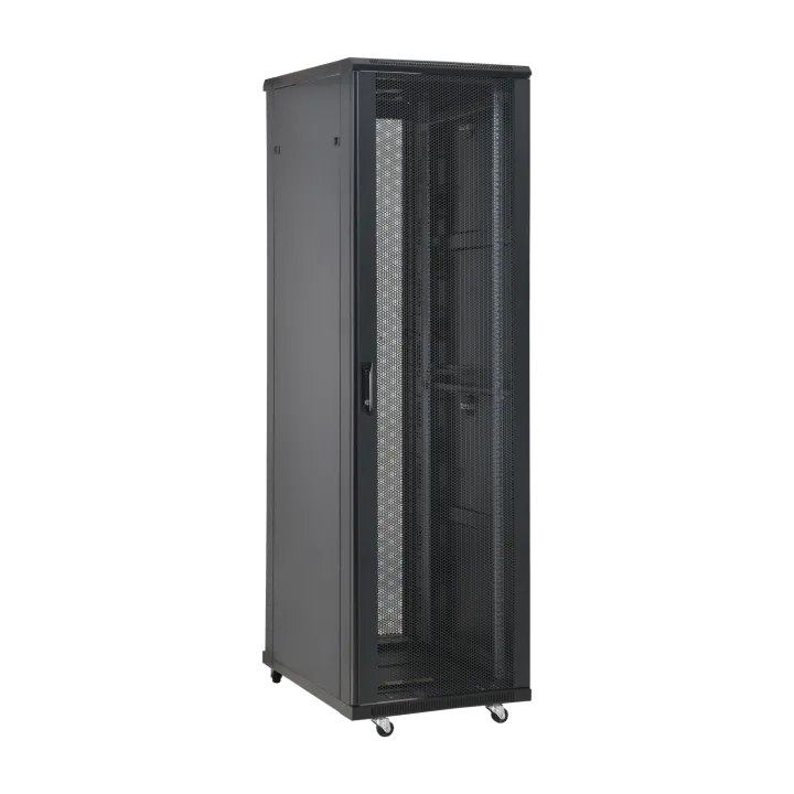 Baie 19' Serveur 42U 800 X 1000 ( Charge 800 Kg) Noire Montée