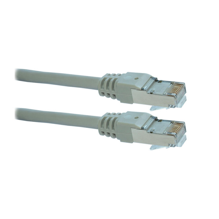 CORDON RJ45/RJ45 CAT6 A SFTP  CHANNEL LSOH Cuivre MALE 0,3M
