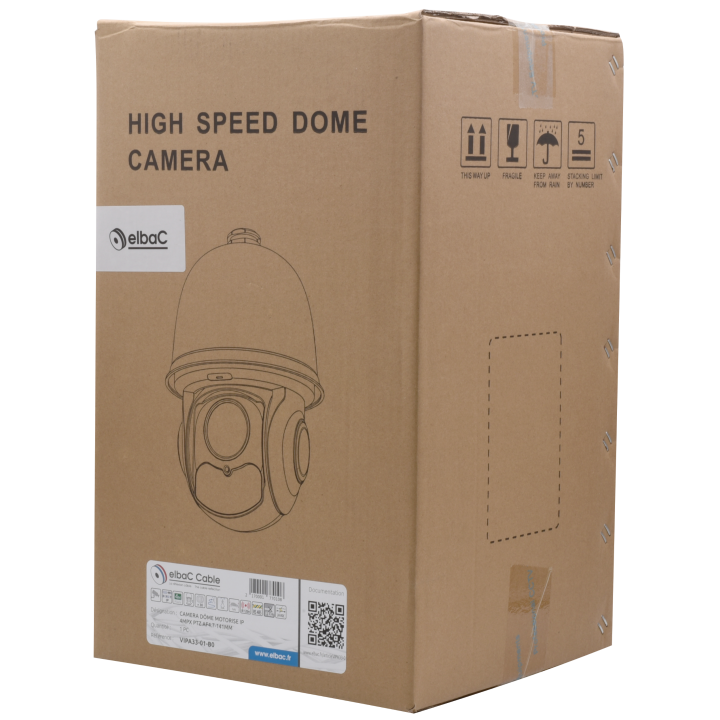 Caméra Dome Motorise Ip 4Mpx Ptz X40 Boite 1 Pc