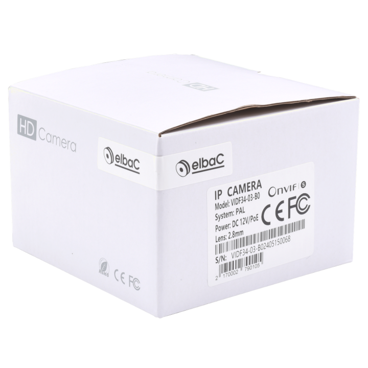 Caméra Mini-Dome Ip 4Mpx 2.8Mm Boite 1 Pc