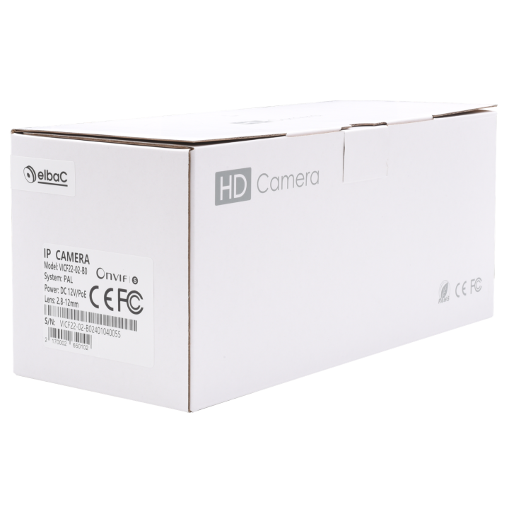 CAMERA CYLINDRE IP 2MPx 2.8mm Boite 1 PC