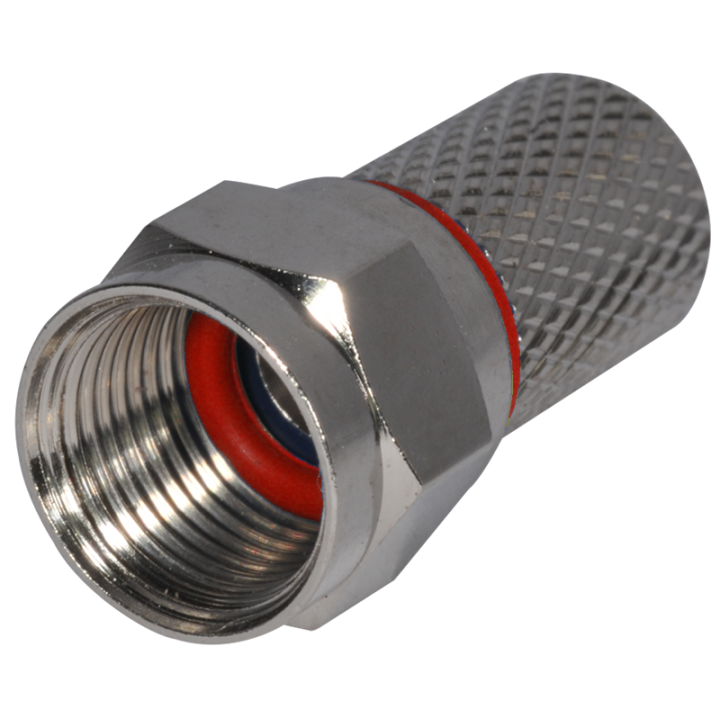 Connecteur F - M A Visser Ø7.4Mm Boite 100 Pc