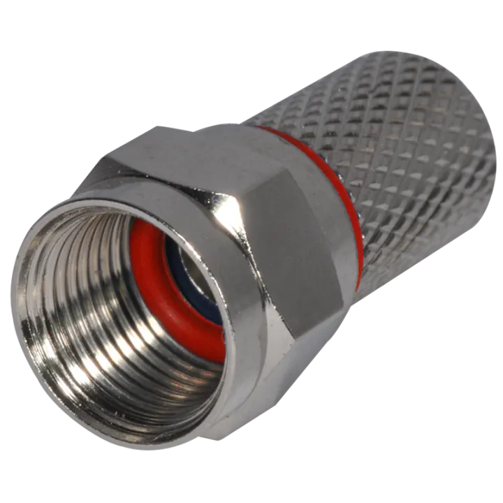 Connecteur F - M A Visser Ø7.4Mm Boîte 100 Pc