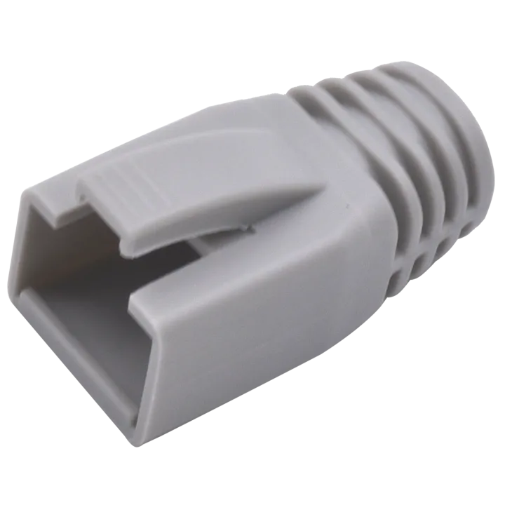Manchon Gris Rj45 Ftp Cat6A Câble Diam 8 Boîte 50 Pc
