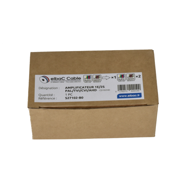Ampli. Pal/Ahd/Cvi/Tvi 1E/2S - Cd102Hd Boite 1 Pc