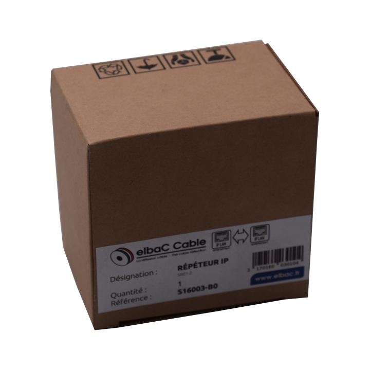 REPETEUR IP 1Gbps - SR01-2 Boite 1 PC