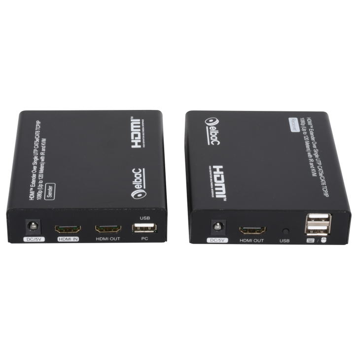 Deport Hdmi/Kvm/Usb2 Ip Emet+Recep Boite 1 Kit