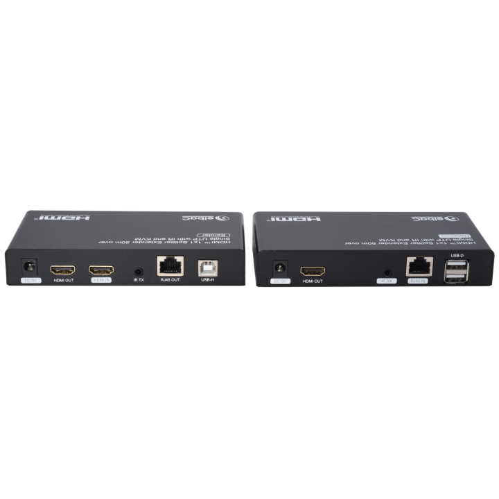 Deport Hdmi/Kvm/Usb2 1Rj45 Emet+Recep Boite 1 Kit