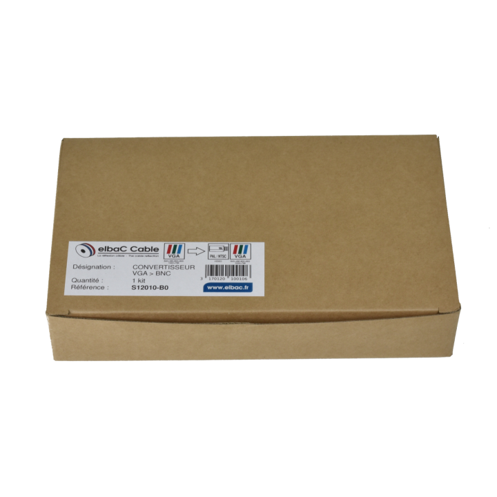 Convertisseur VgasupPal Bnc 50Hz Vc01-2 Boite 1 Pc