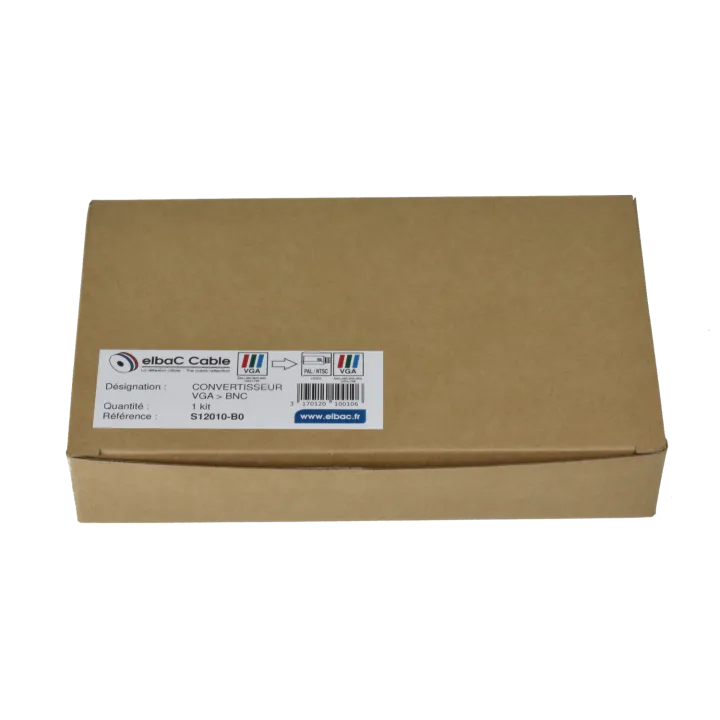 Convertisseur Vgasuppal Bnc 50Hz Vc01-2 Boîte 1 Pc