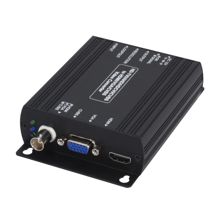 Convertisseur Pal/Ahd/Cvi/Tvi - Vga/Hdmi/Pal Avec Loopout (5Mpx) Boîte 1 Pc