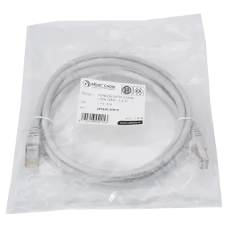 Cordon S/Ftp Cat6A Awg26 Lszh Gris 01.5M Cordon 1 Pc 1.5M