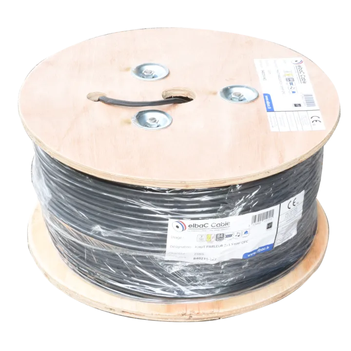 Câble Hp 2×1.5 Bob. Bois 250 M