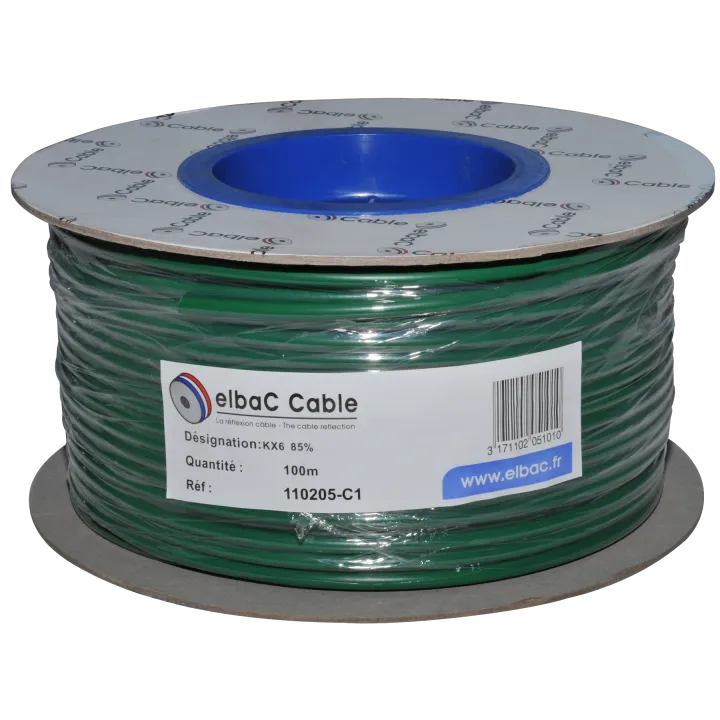 Câble Video Kx 6A Vert 100M 110205