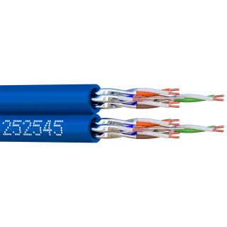 Câble 2×U/Ftp Cat6A 500 Lszh Bob. Bois 500 M