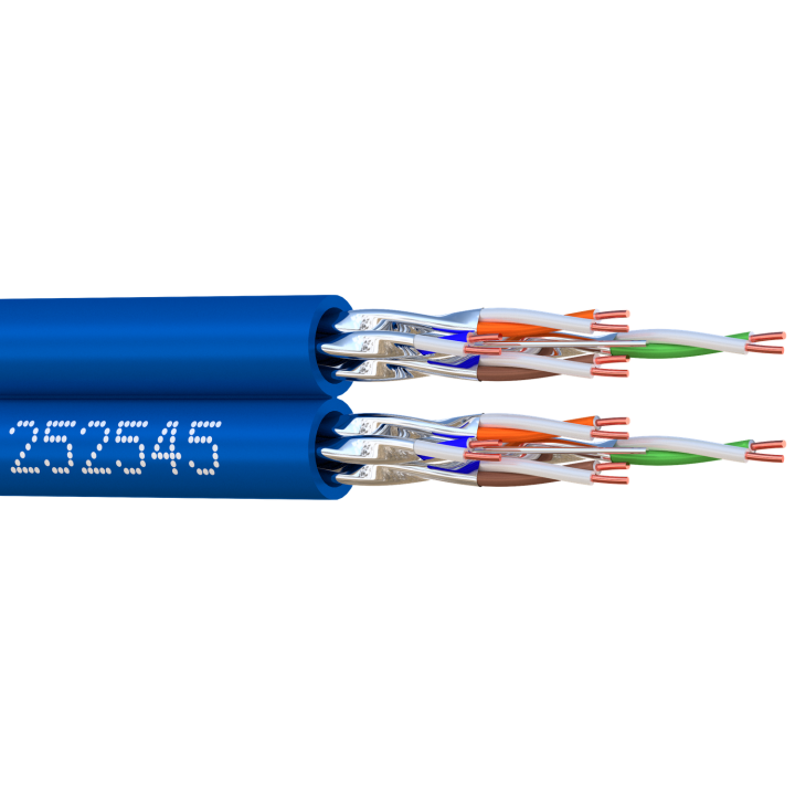 2×U/Ftp Cat6A 500 Lszh Bob. Bois 500 M