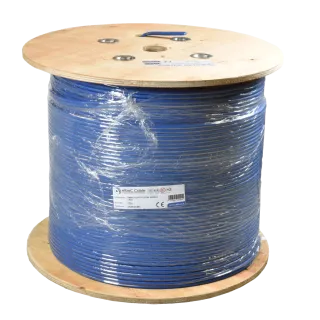 Câble 2×U/Ftp Cat6A 500 Lszh Bob. Bois 500 M