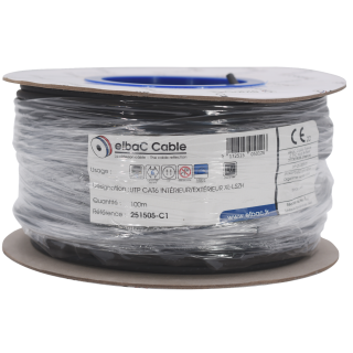 Utp Cat6 Interieur/Exterieur Xl-Lszh Bob. Cart. 100 M