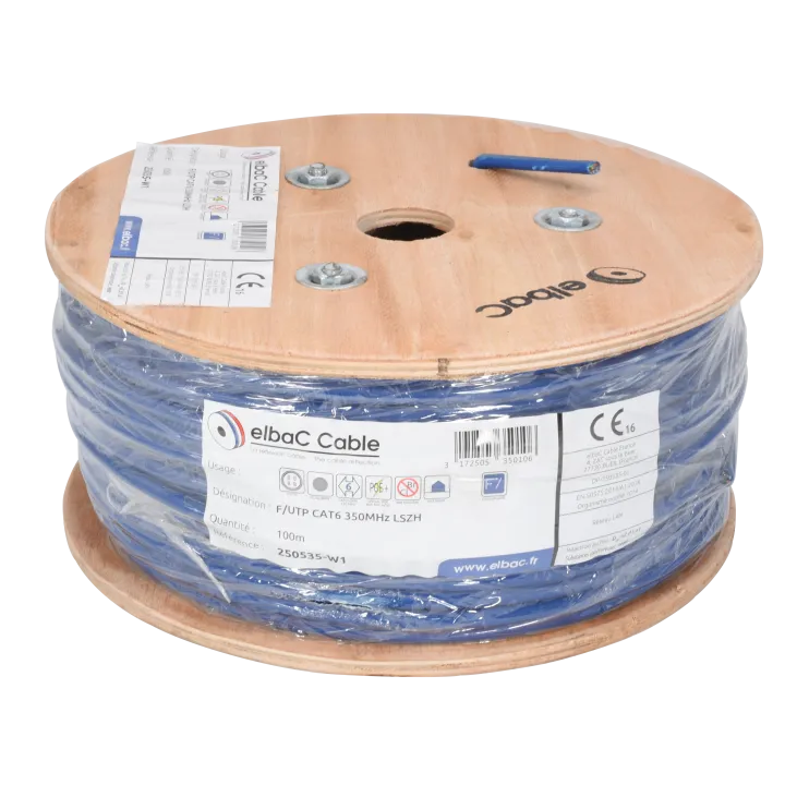 Câble Reseau Cat6 F/Utp 4 Paire Le Rouleau De 100M 250535-W1