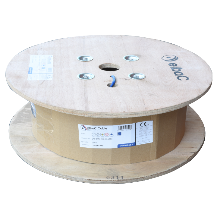 Câble Reseau Cat6 F/Utp 4Paire Le Touret De 500M 250535-W5