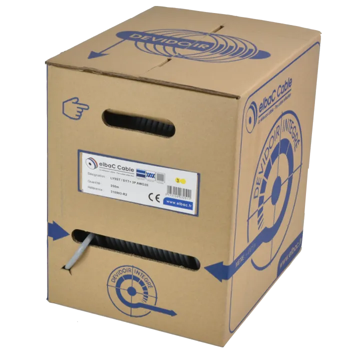 Câble Portier-Alarme 3 Paire Awg20 310903 Box De 250M