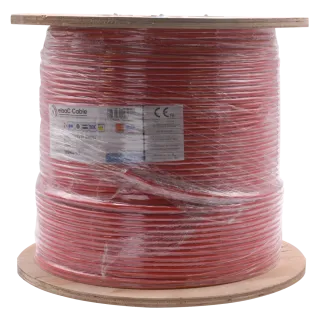Câble Syt+/Ly9St 02P Awg20 Rouge Bob. Bois 500 M