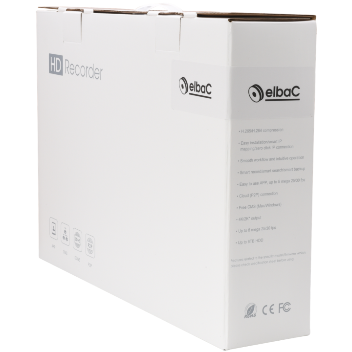 Nvr Ip 8 Voies Poe Boite 1 Pc