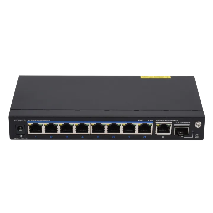 Switch 120W - 8×1Gbps/Poe+ & 1×1Gbps & 1Sfp Boîte 1 Pc