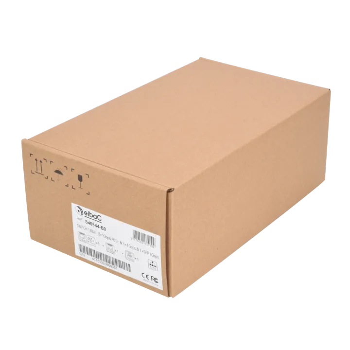 Switch 120W - 8×1Gbps/Poe+ & 1×1Gbps & 1Sfp Boîte 1 Pc