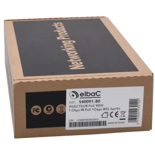 Injecteur Poe 802.3Bt 90W 1Gbps Boîte 1 Pc