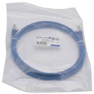 CORDON S/FTP CAT6A AWG26 LSZH BLEU 02M Cordon 1 PC 2m