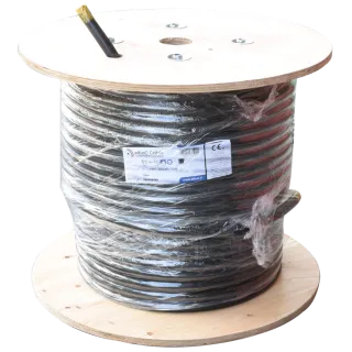 Câble Coaxial 4X17 Pe + Extérieur Pvc Classea Noir 100M