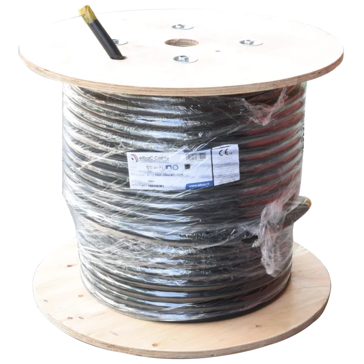 Câble Coaxial 4X17 Pe + Extérieur Pvc Classea Noir 100M