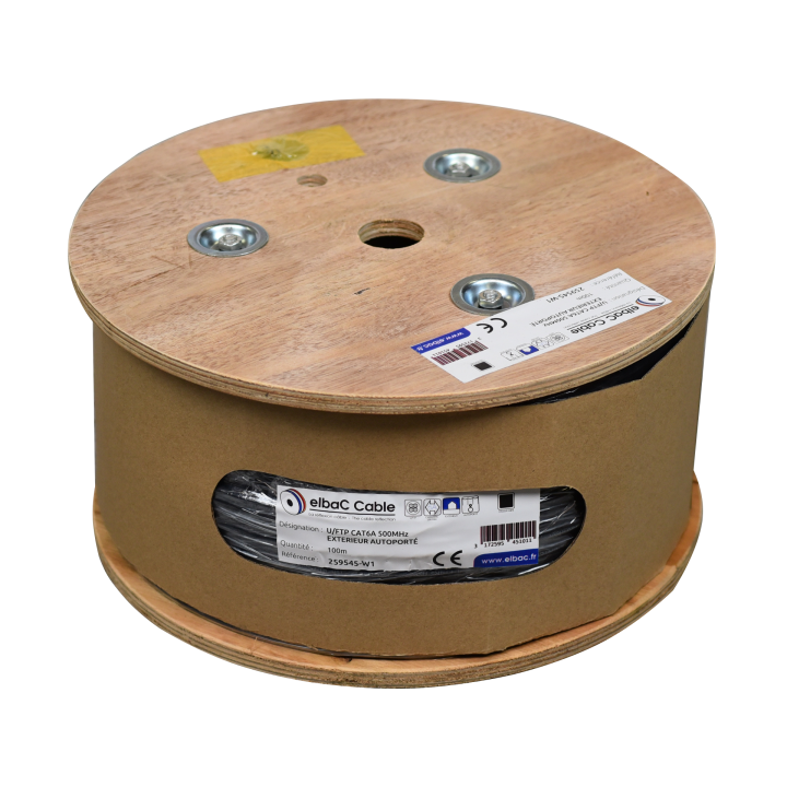 U/Ftp Cat6A 500Mhz Autoporte Bob. Bois 100 M