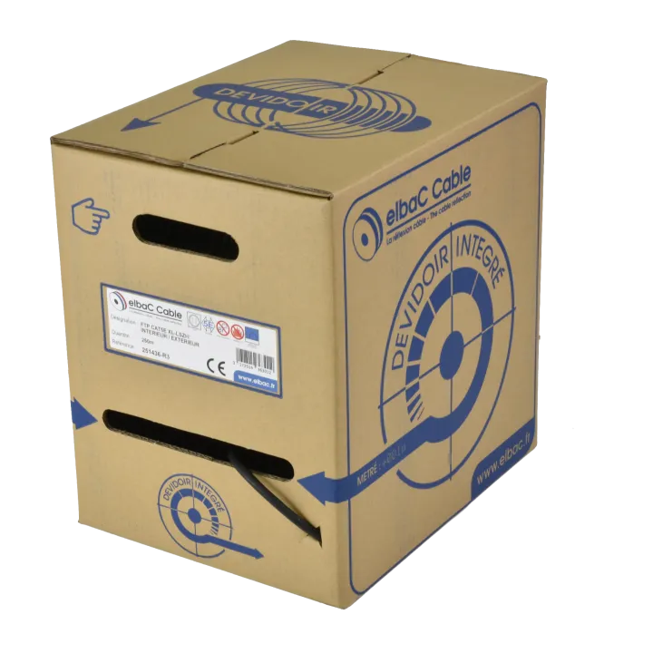 Câble Reseau Cat5 F/Utp Interphone/Extérieur Dév250M 251436-R3