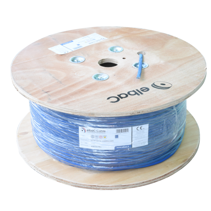 S/FTP CAT7A LSZH 1200MHZ Bob. bois 500 M