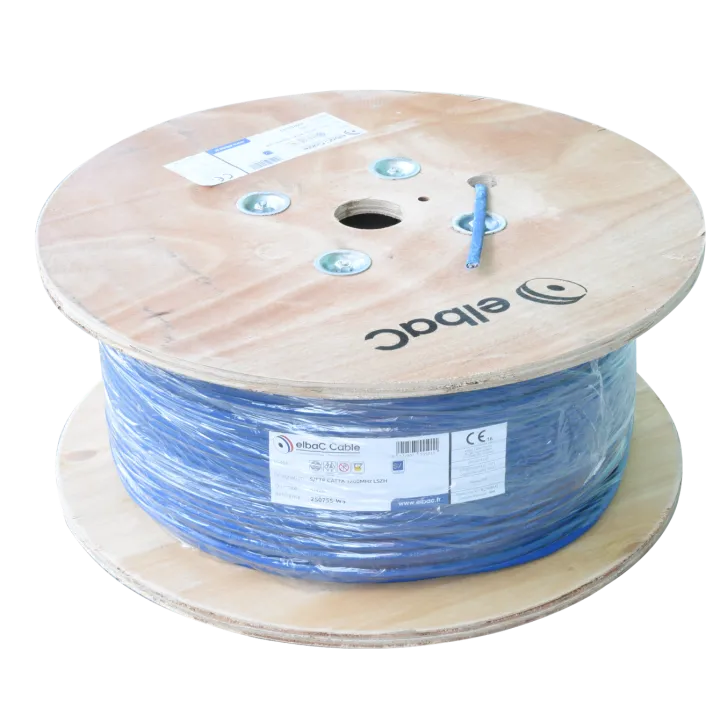 Câble S/Ftp Cat7A Lszh 1200Mhz Bob. Bois 500 M