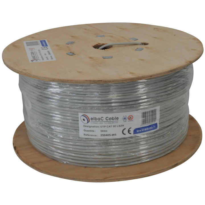 Câble Reseau Cat5 Utp 4Paire Touret De 500M250405-W5