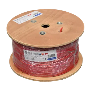 Câble Syt+/Ly9St 01P Awg20 Rouge Bob. Bois 500 M
