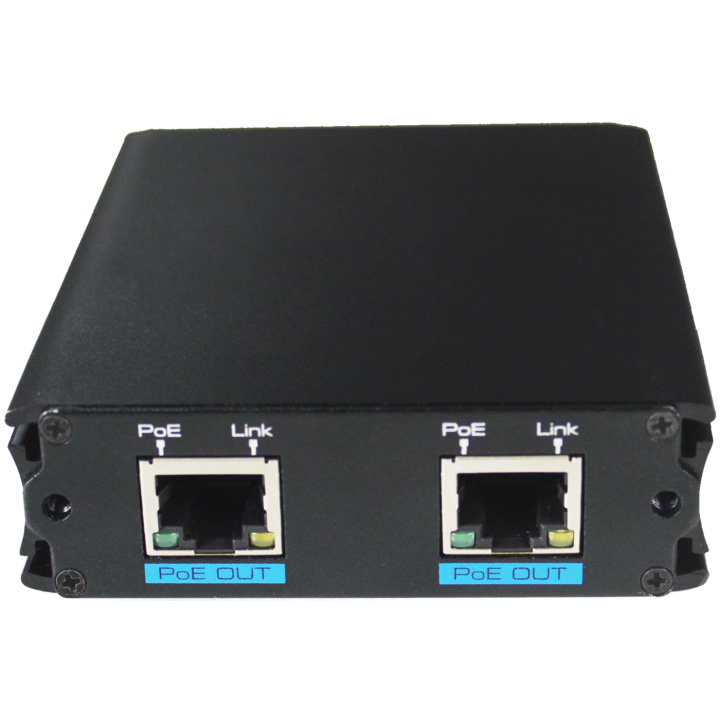 Repeteur Poe/Poe+ 1E/2S 100Mbps Boite 1 Pc