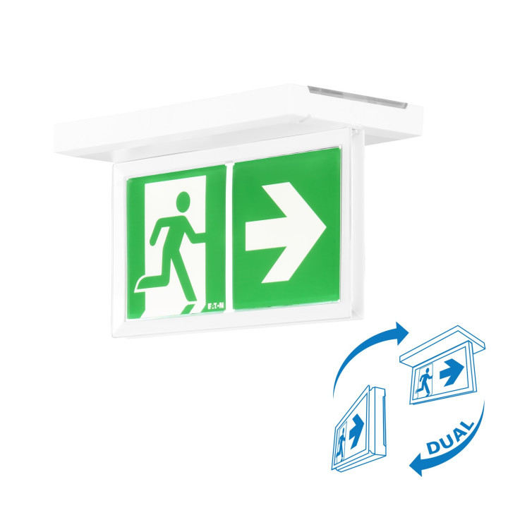 Ultraled 2-Baeh-Pose Dual Mur Ou Plafond-Sati-8 Lumens/5 Heure D