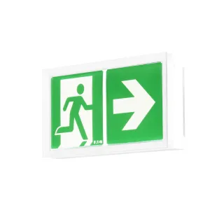 Eclairage De Secour Baes Évacuation Sati - 45Lm/1H - Ip43 Ik07 - Pose Mur/Plafond - Visibilité+