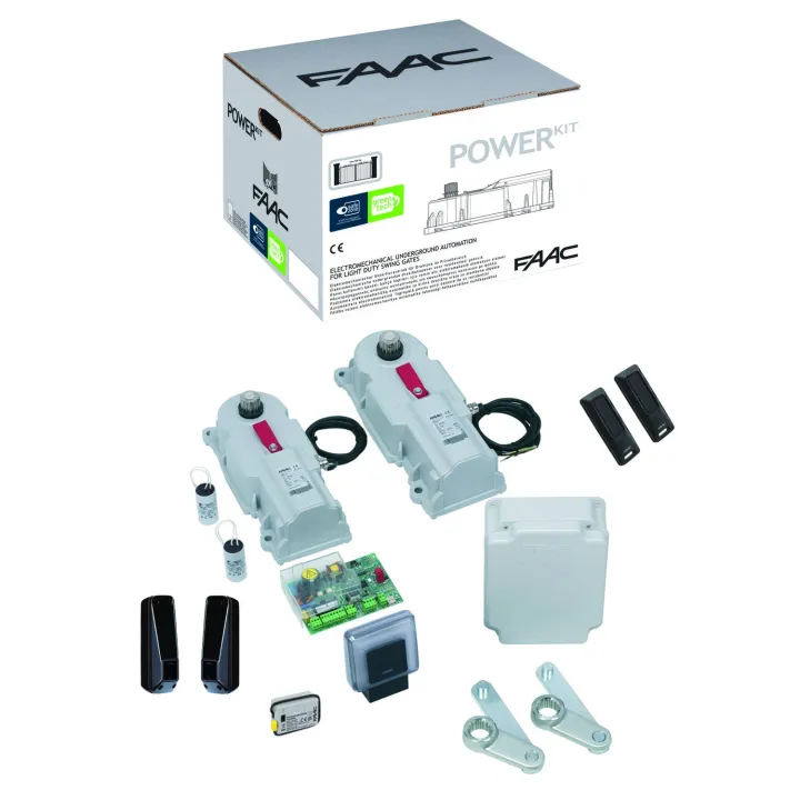 Alimentation Power Kit Enterré, Vantail Max 3,5M. Opérateurs 770N. 230V. Kit Sans Caisson