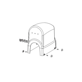 391 - capot de protection avec logo faac.