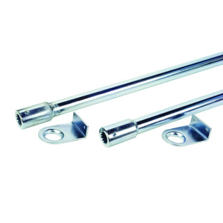 593_Paire De Tubes De Transmission Avec Supports Lateraux, Installation 2 Op