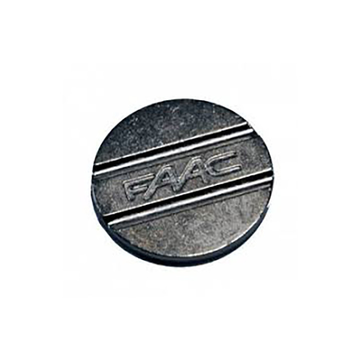 jeton 28mm avec logo faac vendu par poche de 100 pieces
