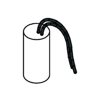 condensateur 16 µf 250v avec cable 180mm.