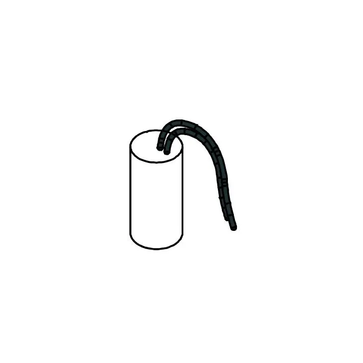 Condensateur 16 ΜF 250V Avec Câble 180Mm.