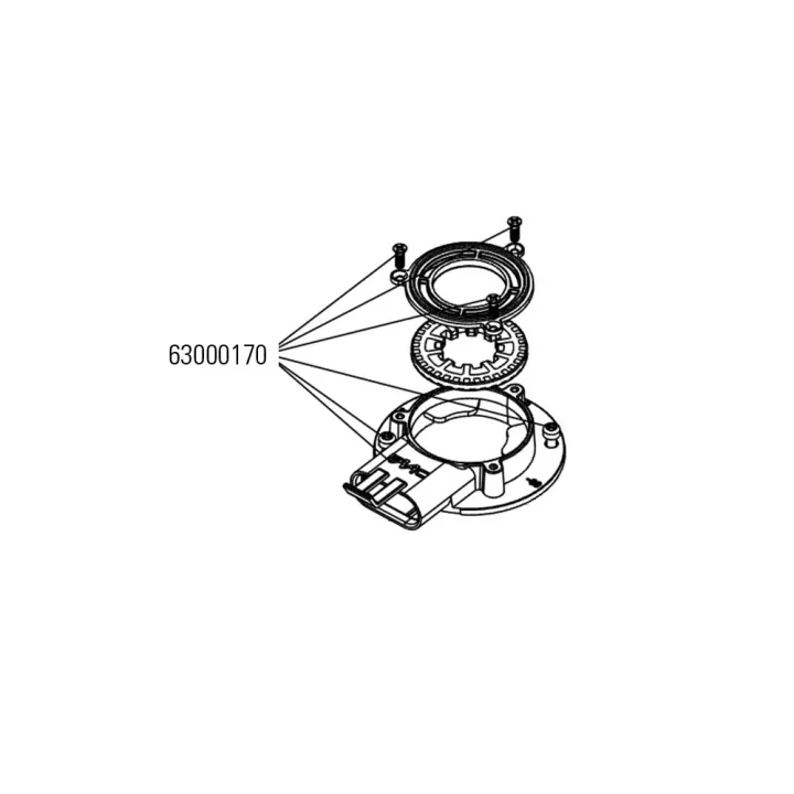 Encodeur S700/S800H Kit Support Plastiquelot De 1