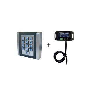 clavier a code radio xkpw 868 mhz inox - a saillie ou sur colonnette, ip54